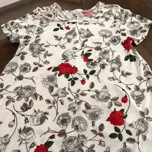 Lularoe Carly roses (unicorn!)